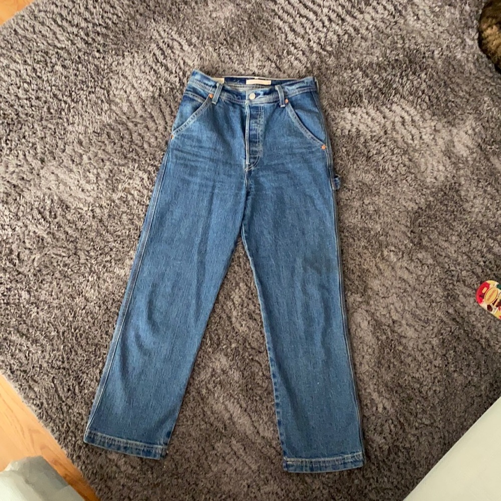 Levi’s Ribcage Carpenter denim 2021.. 26x27.